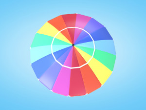 Beach Parasol Modelo 3D