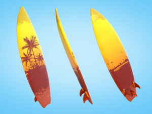 Surfboards Model 3D