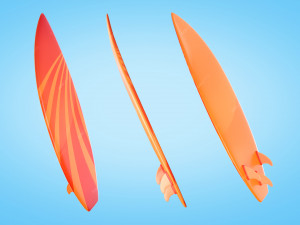 Surfboards Model 3D