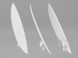 Surfboards Model 3D