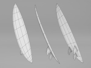 Surfboards Model 3D