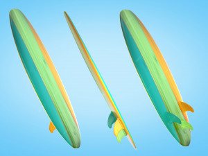Surfboards Model 3D