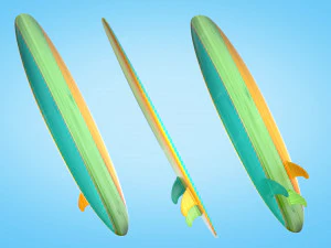 Tavole da surf Modello 3D