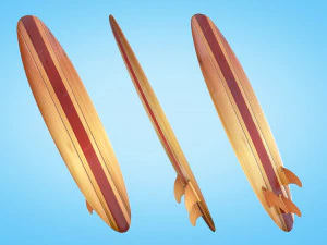 Tavole da surf Modello 3D