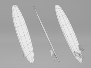 Surfboards Model 3D