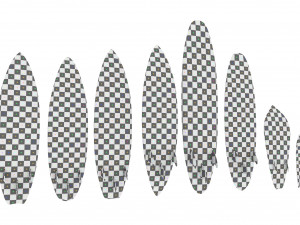 Surfboards Model 3D