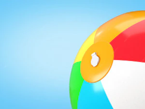 Beach Ball 3D Model