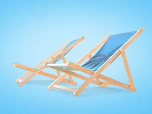 Sedia a sdraio Modello 3D