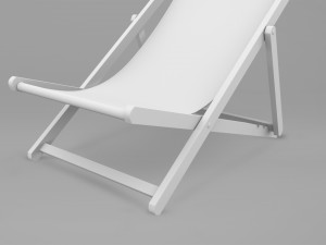 Beach Chair 3D मॉडल