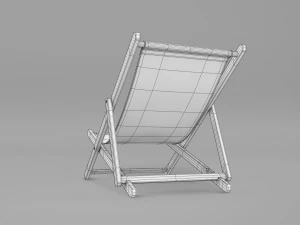 Sedia a sdraio Modello 3D