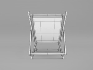 Beach Chair 3D मॉडल