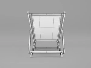 Sedia a sdraio Modello 3D