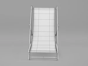 Sedia a sdraio Modello 3D