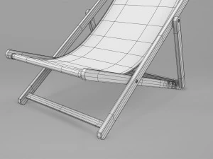 Sedia a sdraio Modello 3D
