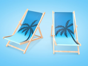 Beach Chair Modèle 3D