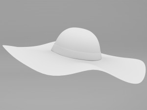 Straw Sun Hat 3D Model