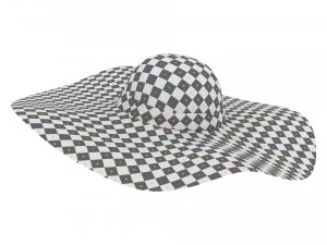 Straw Sun Hat 3D Model