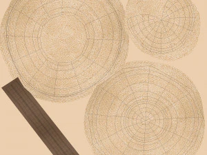 Straw Sun Hat 3D Model
