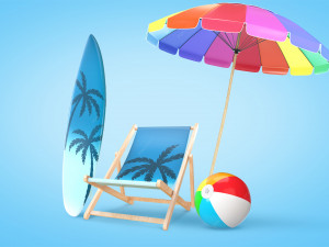 Beach Pack Modèle 3D