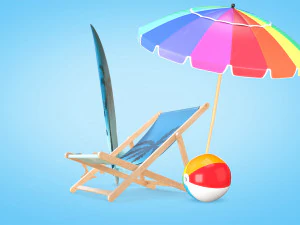 Beach Pack 3D Model