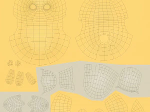 Покемон Псайдак 3D Модель