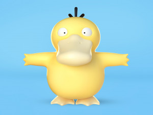Pokemon Psyduck Modelo 3D