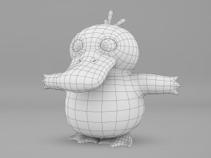 Pokemon Psyduck Modelo 3D