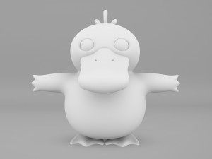Pokemon Psyduck Modelo 3D