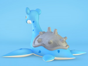 Pokemon Lapras Modelo 3D