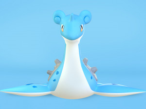 Pokemon Lapras Modelo 3D