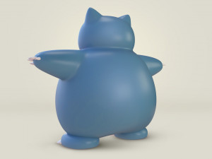 Pokemon Snorlax Modelo 3D