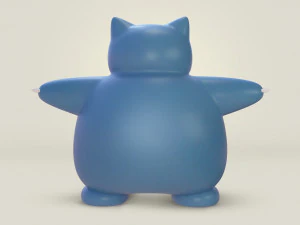 Pokemon Snorlax 3D Model