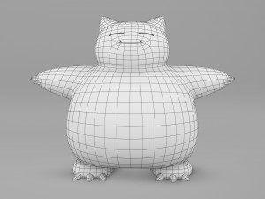 Pokemon Snorlax Modelo 3D