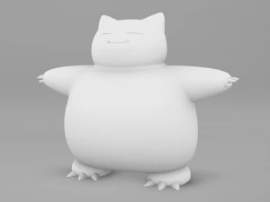 Pokemon Snorlax 3D Model
