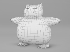 Pokemon Snorlax Modelo 3D