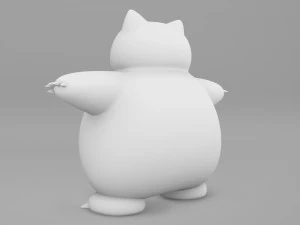 Pokemon Snorlax 3D Model