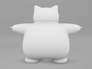 Pokemon Snorlax Modelo 3D