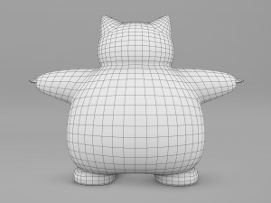 Pokemon Snorlax Modelo 3D