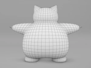 Pokemon Snorlax 3D Model
