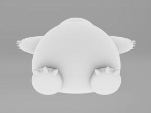 Pokemon Snorlax Modelo 3D