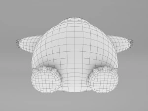 Pokemon Snorlax 3D Model