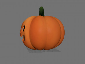Scary Pumpkin Model 3D