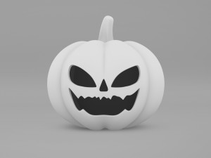 Scary Pumpkin Model 3D