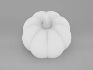 Zucca Con Cappello Da Strega Modello 3D