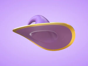 Zucca Con Cappello Da Strega Modello 3D