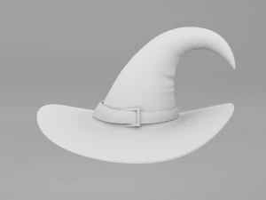 Zucca Con Cappello Da Strega Modello 3D