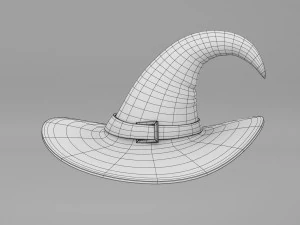 Zucca Con Cappello Da Strega Modello 3D