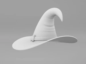 Zucca Con Cappello Da Strega Modello 3D