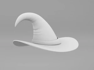 Zucca Con Cappello Da Strega Modello 3D