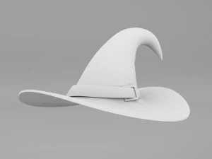 Zucca Con Cappello Da Strega Modello 3D